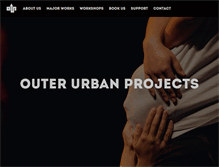 Tablet Screenshot of outerurbanprojects.org